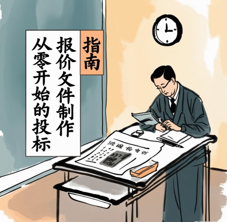 手把手教你制作一个标准的投标报价文件