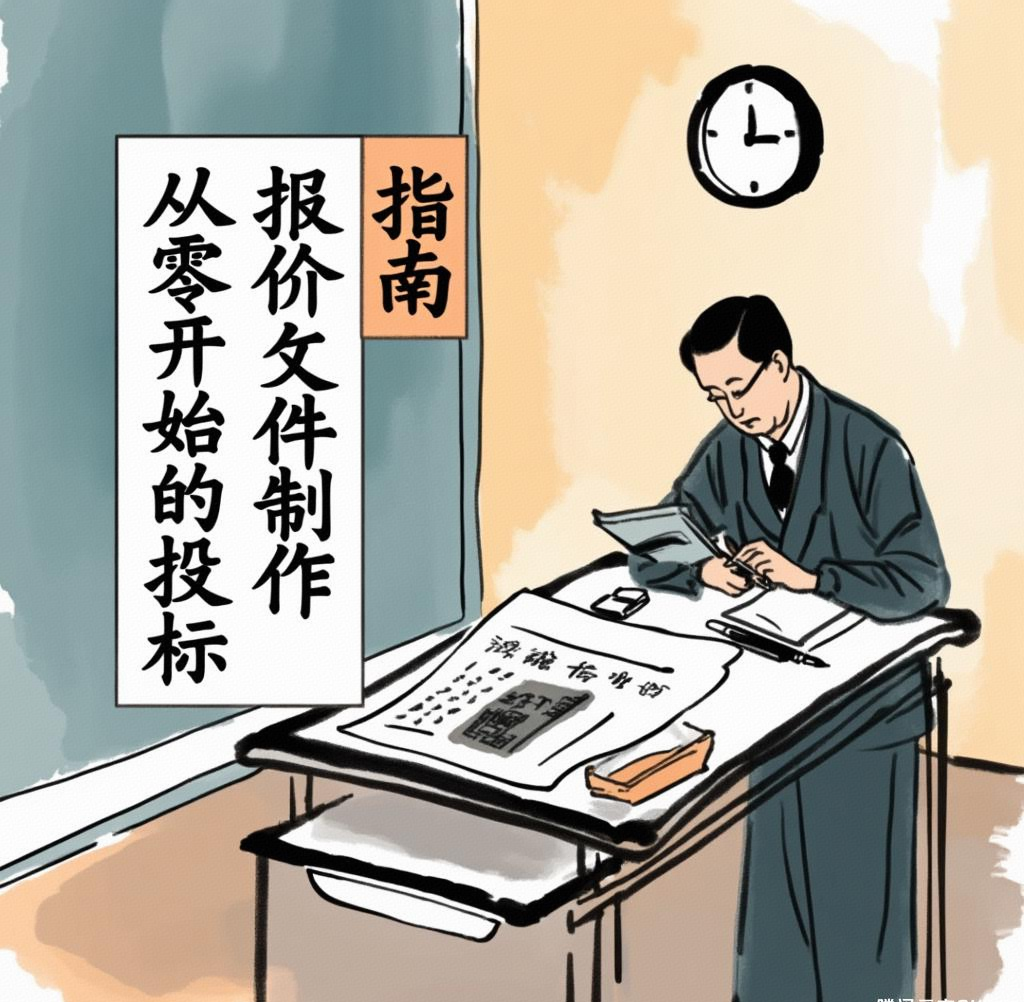 手把手教你制作一个标准的投标报价文件