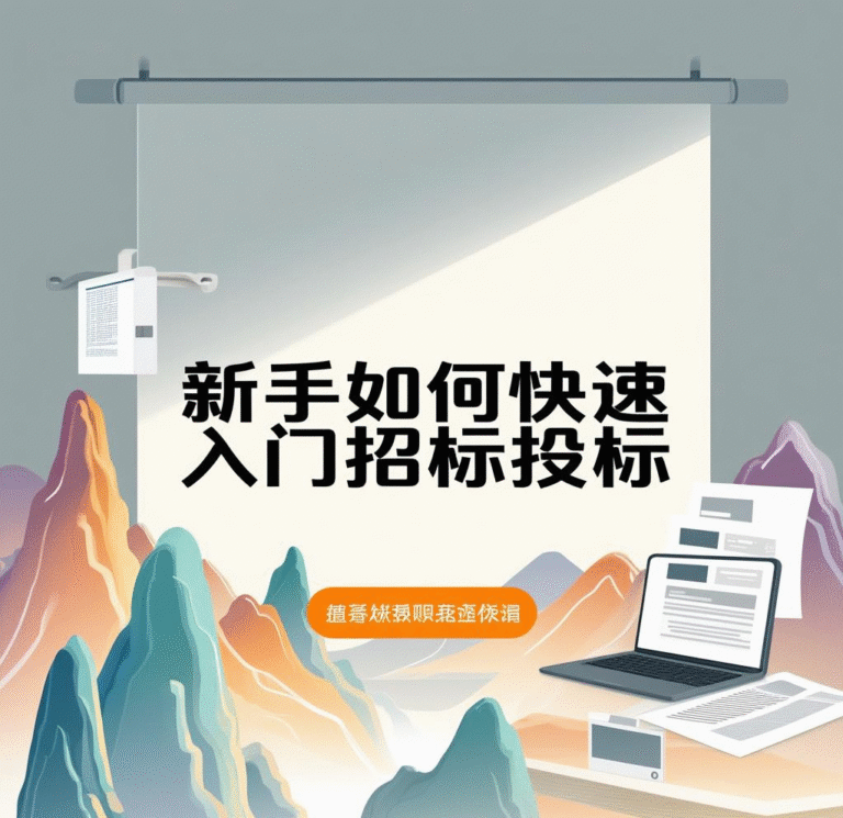 新手如何快速入门招标投标？一文带你看懂全过程